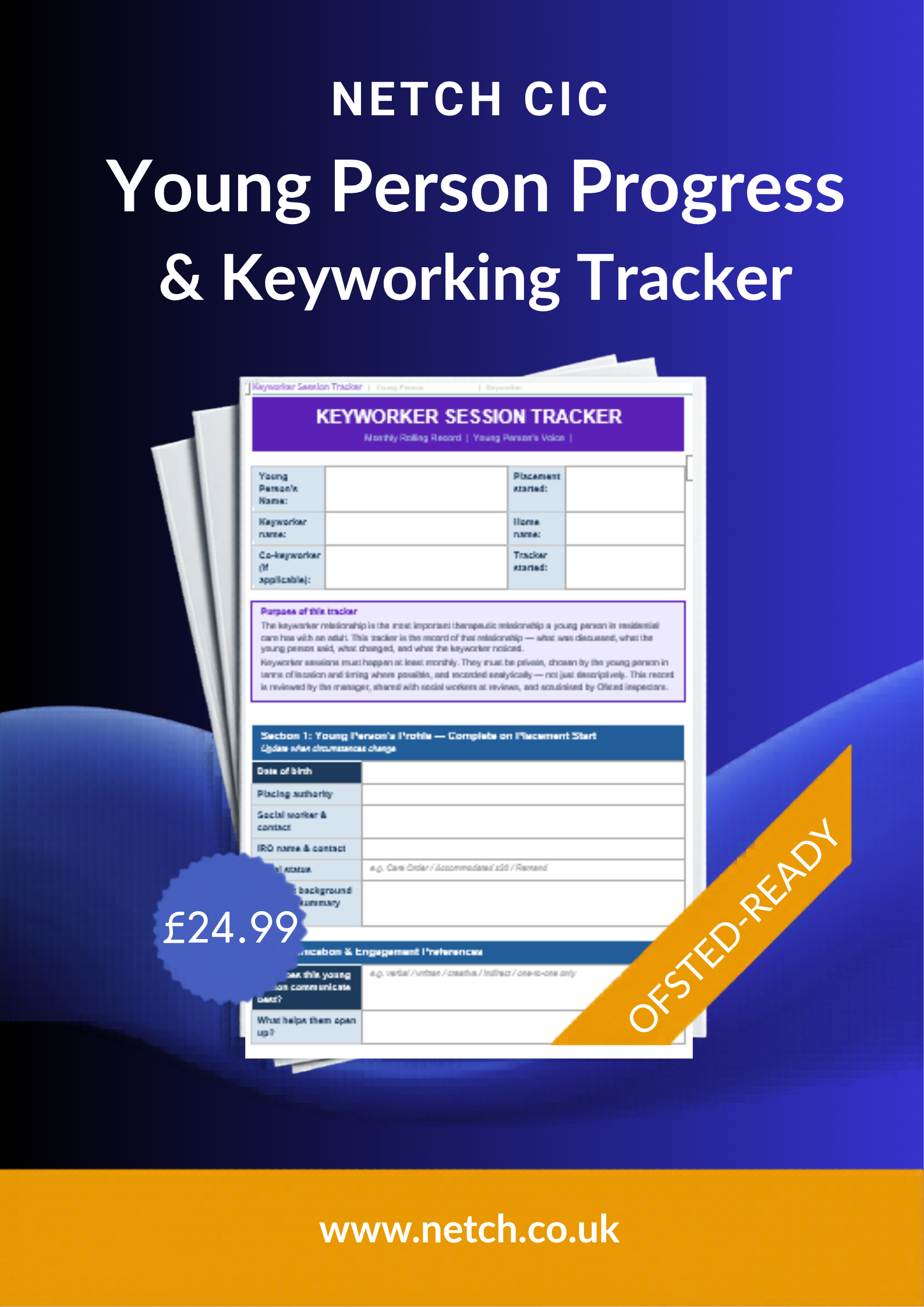 Young Person Progress & Keyworking Tracker