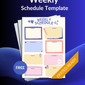 Weekly Schedule Template