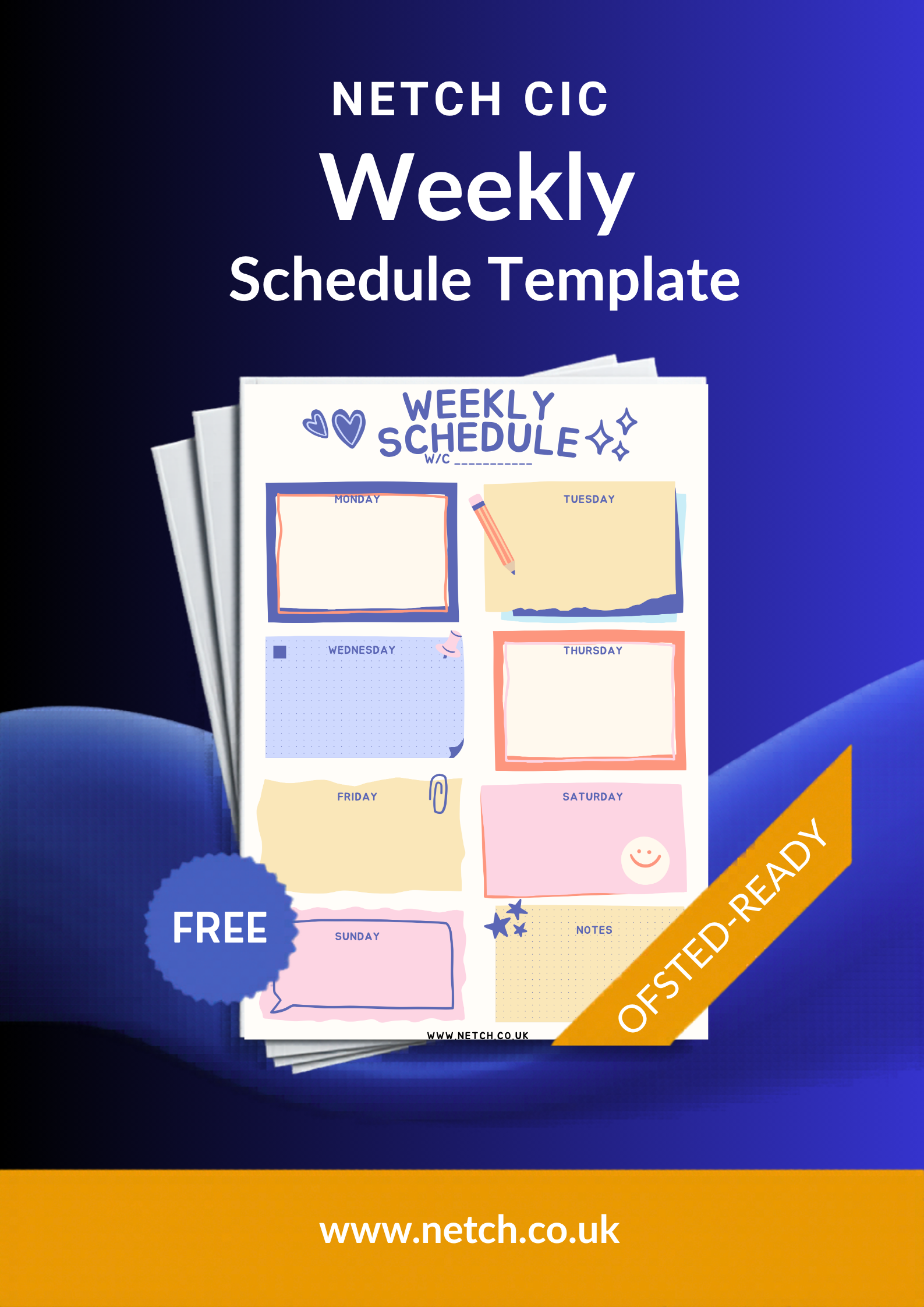 Weekly Schedule Template